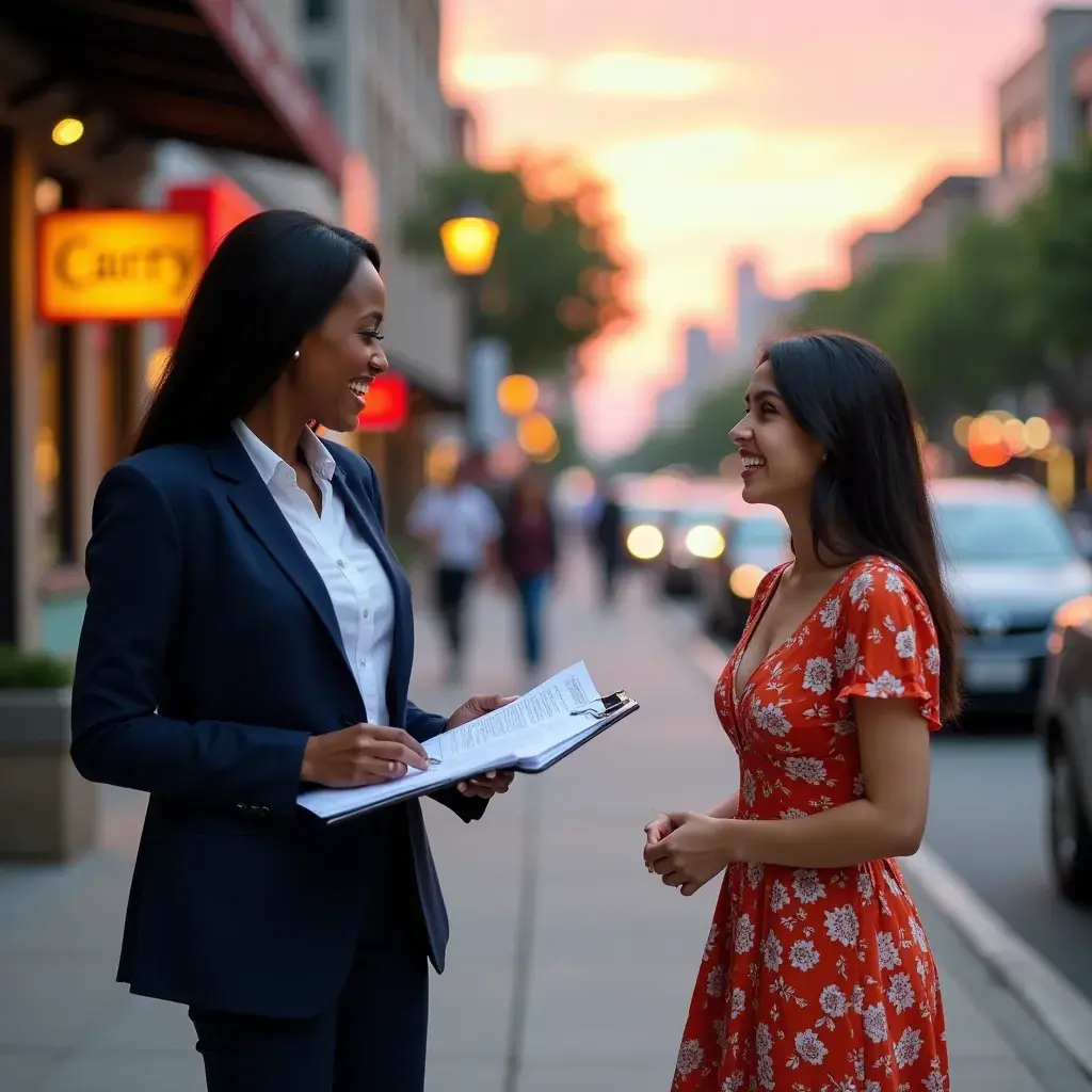 Modern office environment